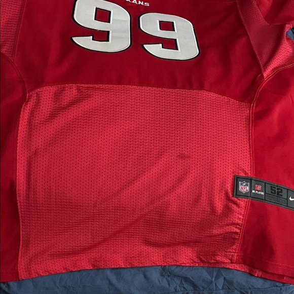 NFL Texans Red Jersey with Number 99 JJ Watt - Picture 11 of 13